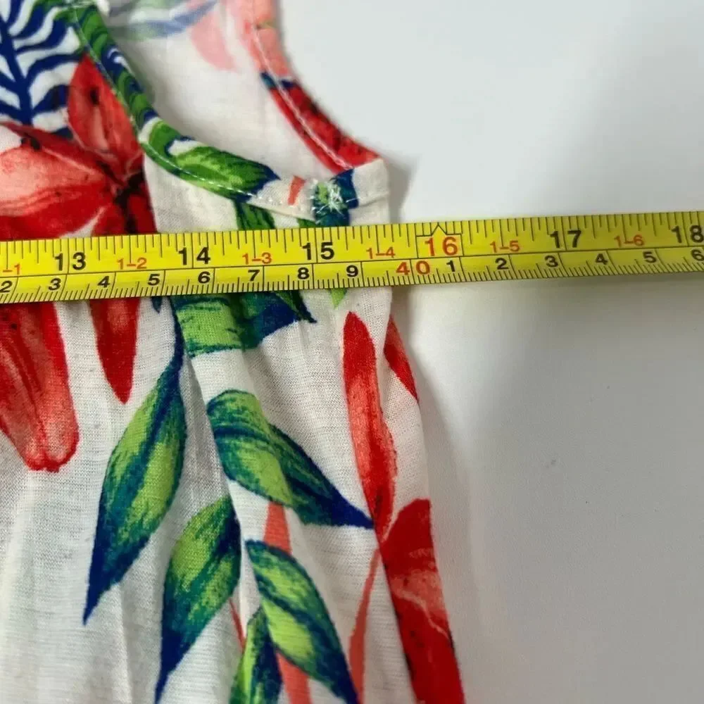 New York Laundry Blouse Floral Print Lace Size M